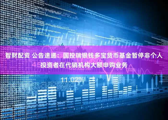 智财配资 公告速递：国投瑞银钱多宝货币基金暂停非个人投资者在代销机构大额申购业务